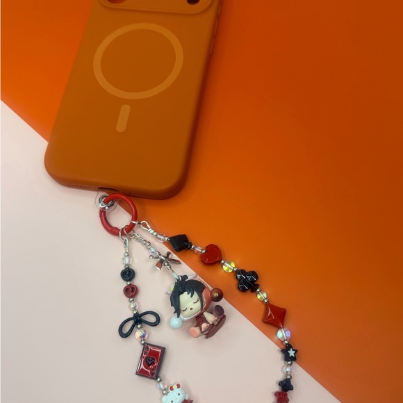 Handmade Authentic skull panda Beijing Limited PopBean bag charm/keychain - Picture 5 of 5